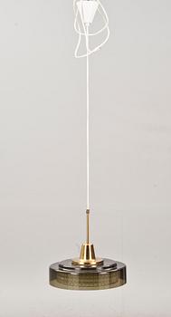 TAKLAMPA. Design Carl Fagerlund, Orrefors, 1900-talets andra hälft.