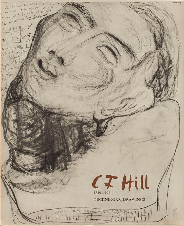 CARL FREDRIK HILL, efter, mapp med 6 st offsettryck, 52/1000.