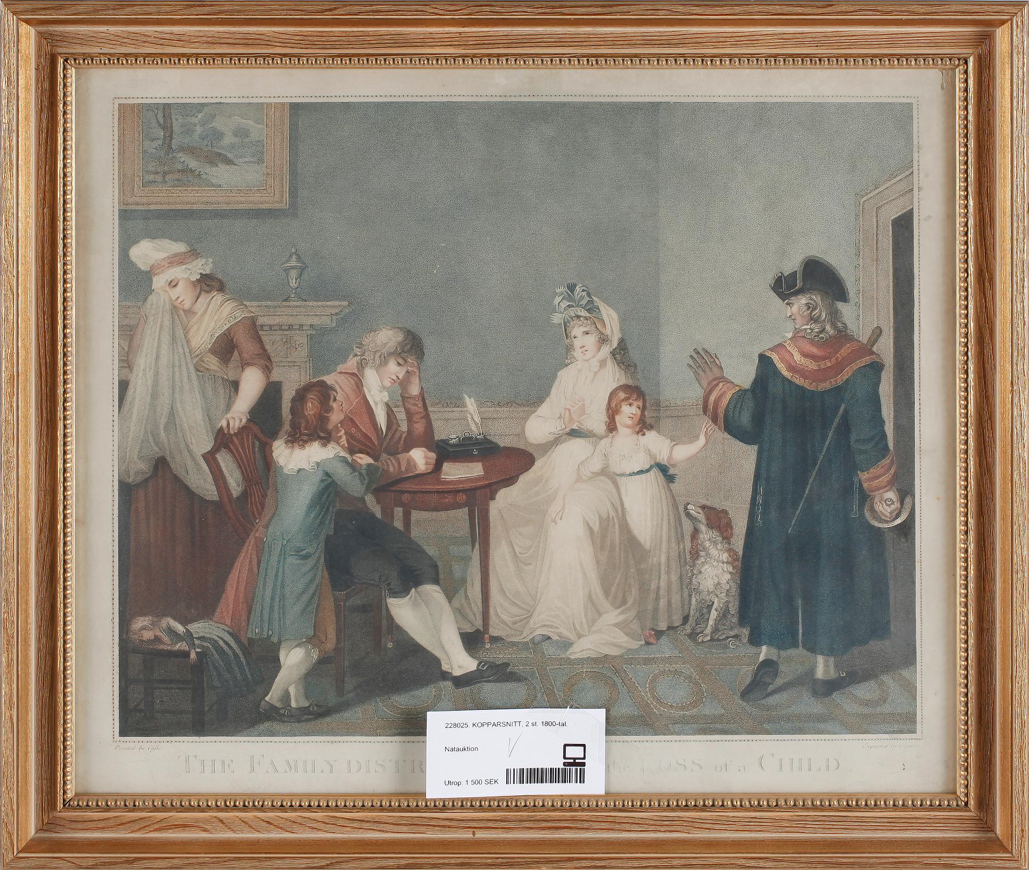 KOPPARSNITT, 2 st. 1800-tal.