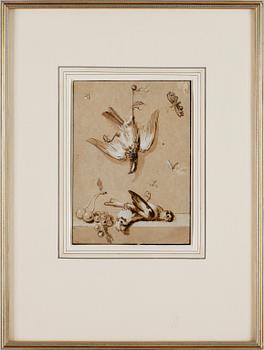 OKÄND KONSTNÄR, lavering. 1700/1800-tal.