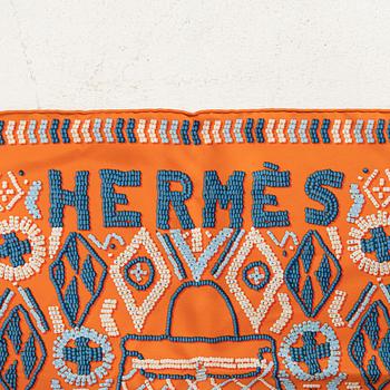 Hermès, scarf/twill "Kelly en perles" 2020.