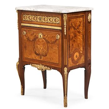 14. A Gustavian commode signed and dated by Georg Haupt 1784 (master in Stockholm 1770-84).