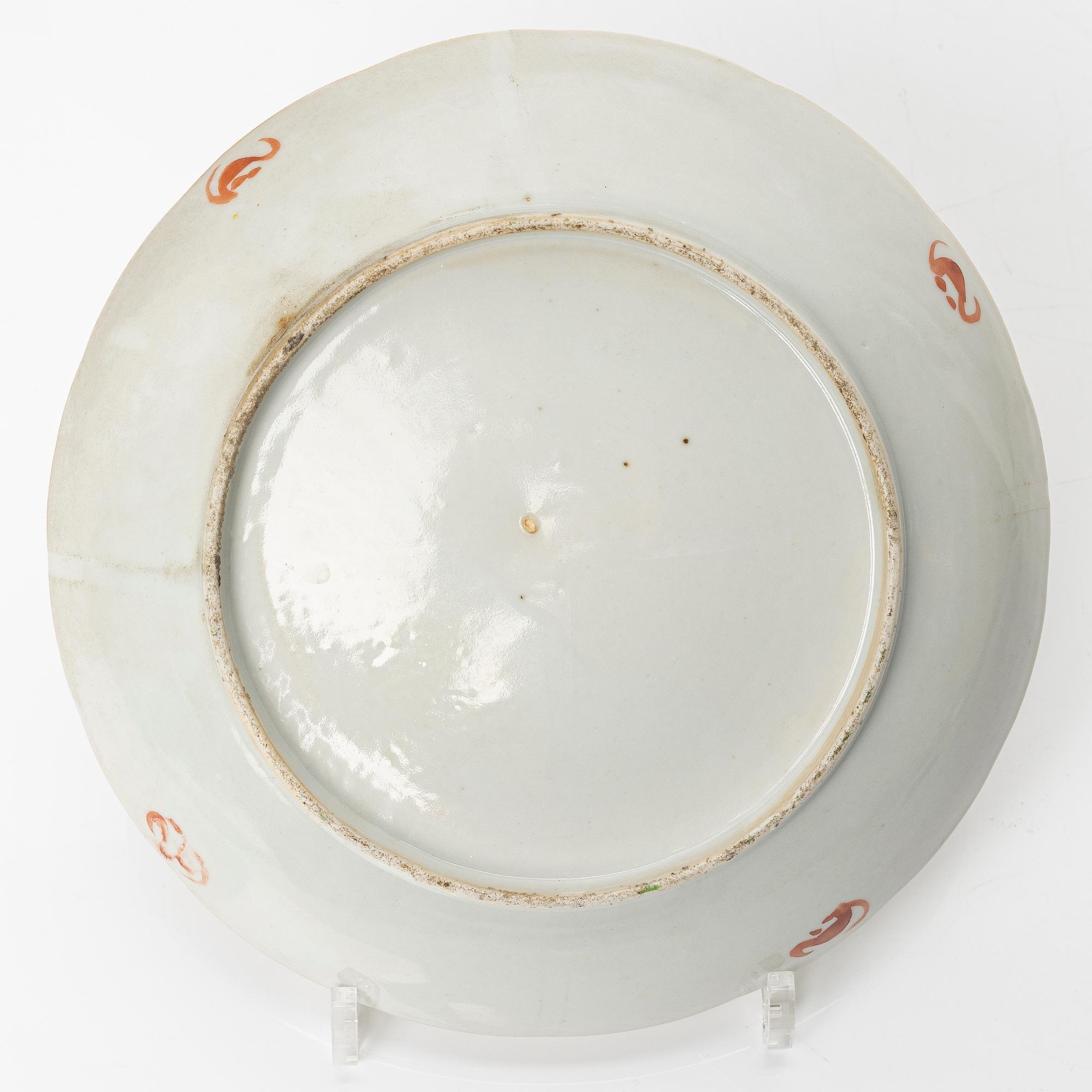 Two plates, Qingdynasty, China, 18th century and around 1900.