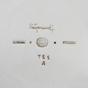 A pair of sterling Sigvard Bernadotte candlesticks.