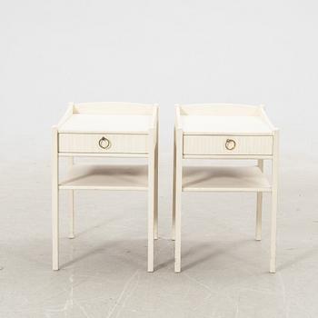 Sängbord, ett par, 1900-tal.