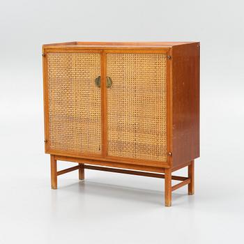 A 'Nizza' mahogany and rattan cabinet, Westbergs, 1953.