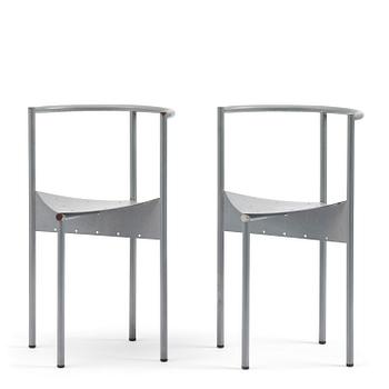 3. Philippe Starck, a pair of "Wendy Wright" chairs, Disform, Spain, post 1986.