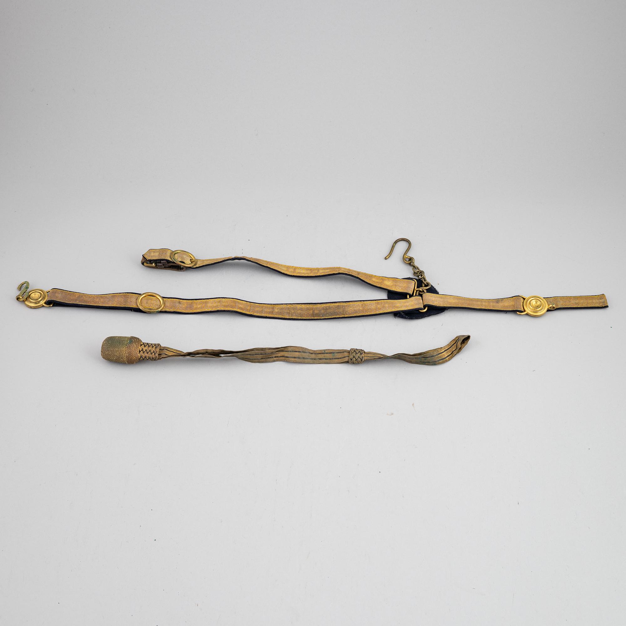 A Swedish cavalry officer's cartridge box model 1895.