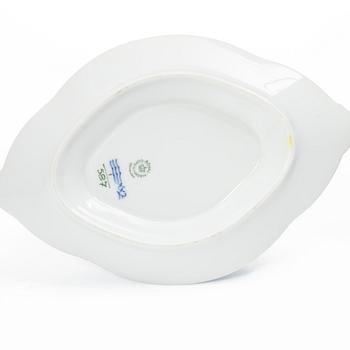 Royal Copenhagen, servisdelar 4 st, "Musselmalet", Danmark.