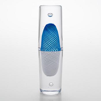 Joonas Laakso, glasskulpturer, 2 st, signerade J. Laakso OXIIIIII 1/2-2/2.