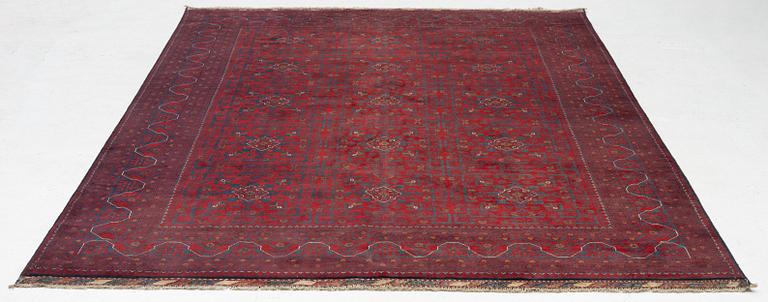 Carpet, Afghan, Khan Mohammadi, approx. 292 x 201 cm.