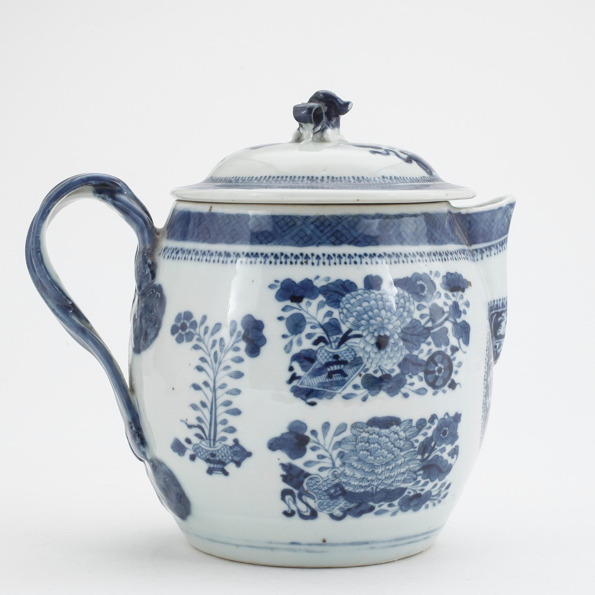 KANNA med LOCK, porslin, Kina, Jiaqing (1796-1820).