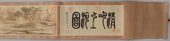 KAKEMONO, litografiskt tryck, 1900-tal.