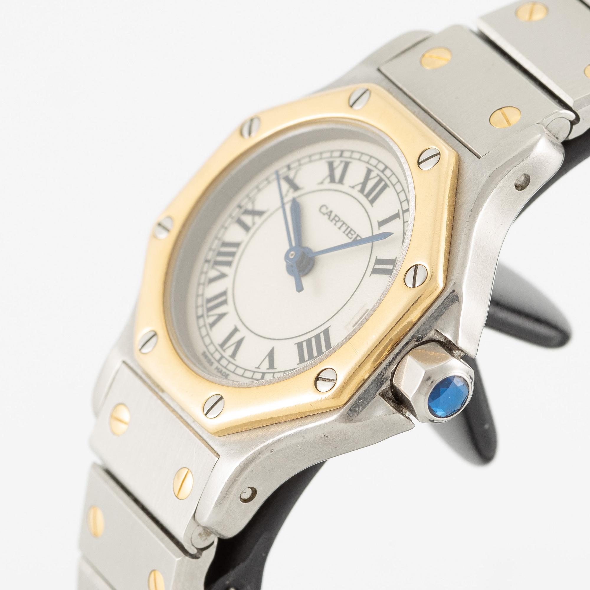 Cartier, Santos Ronde, wristwatch, 24 mm.