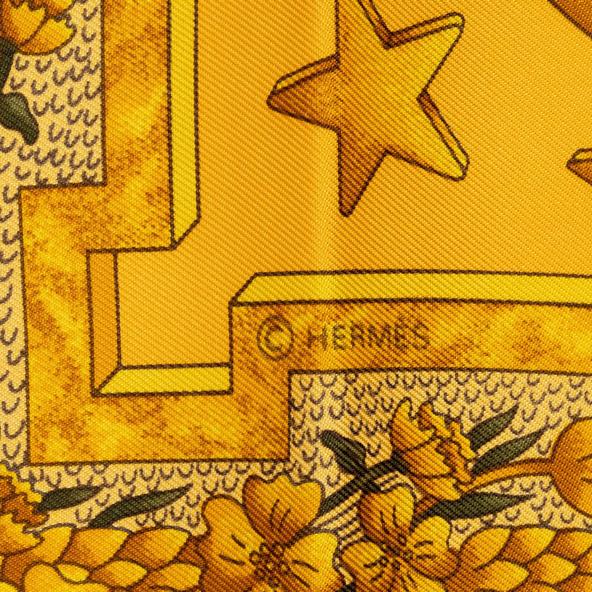 Hermès, scarf, "Carpe Diem".
