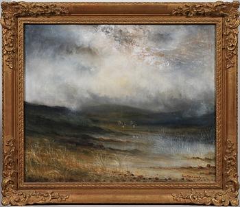 INO GANGOOLY, olja på duk, 2 st, sign.