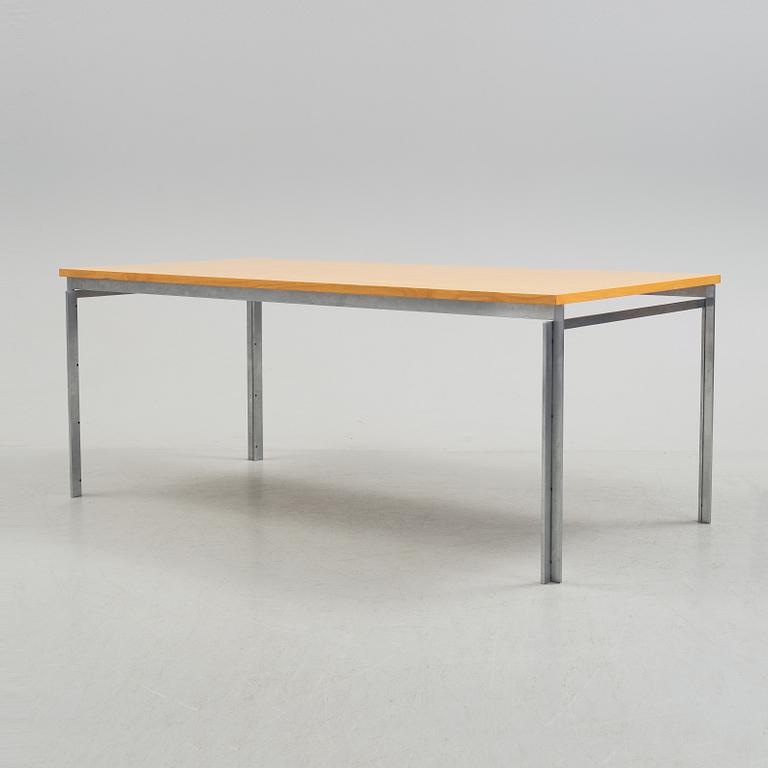 A Poul Kjaerholm "PK-55" table from Fritz Hansen, Denmark.