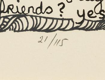 Niki de Saint Phalle, "What shall I do now that you've left me?".