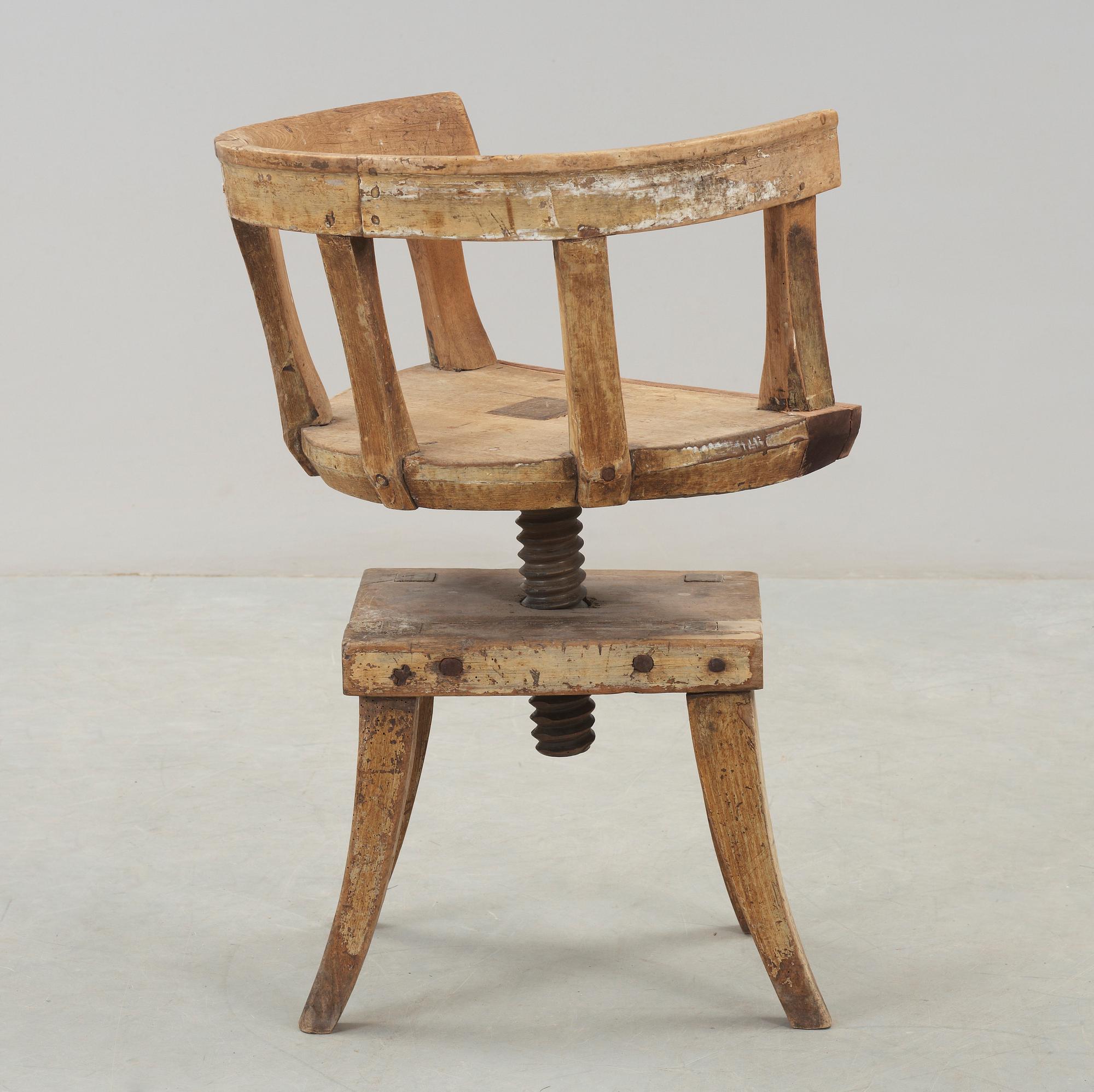 SNURRSTOL, 1800-tal.