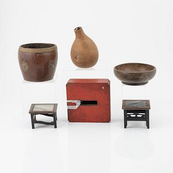 A group of Indonesian objects, 20th Century.