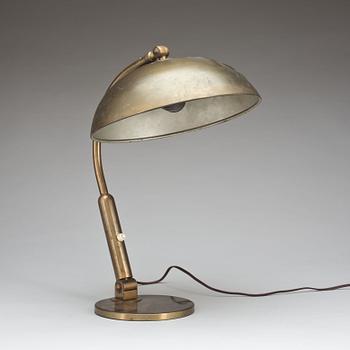 SKRIVBORDSLAMPA, 1900-talets första hälft.