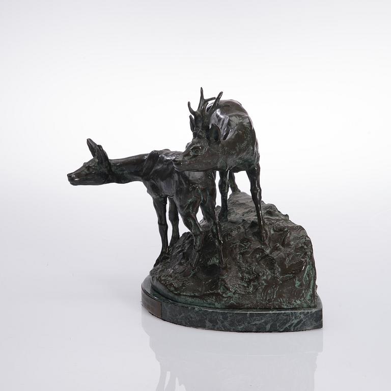 FRANLISCK ROUS, väitetty, veistos, pronssia.