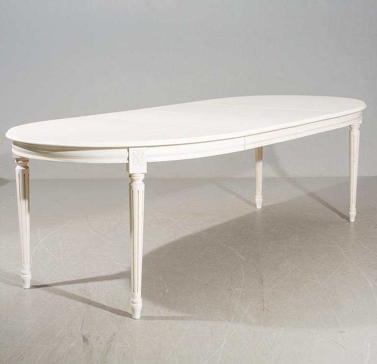 MATGRUPP, 13 delar, gustaviansk stil, 1900-talets andra hälft.