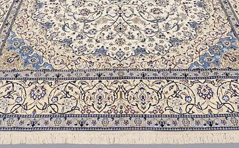 A carpet, Nain part silk s.k 9LAA, ca  417 x 287 cm.