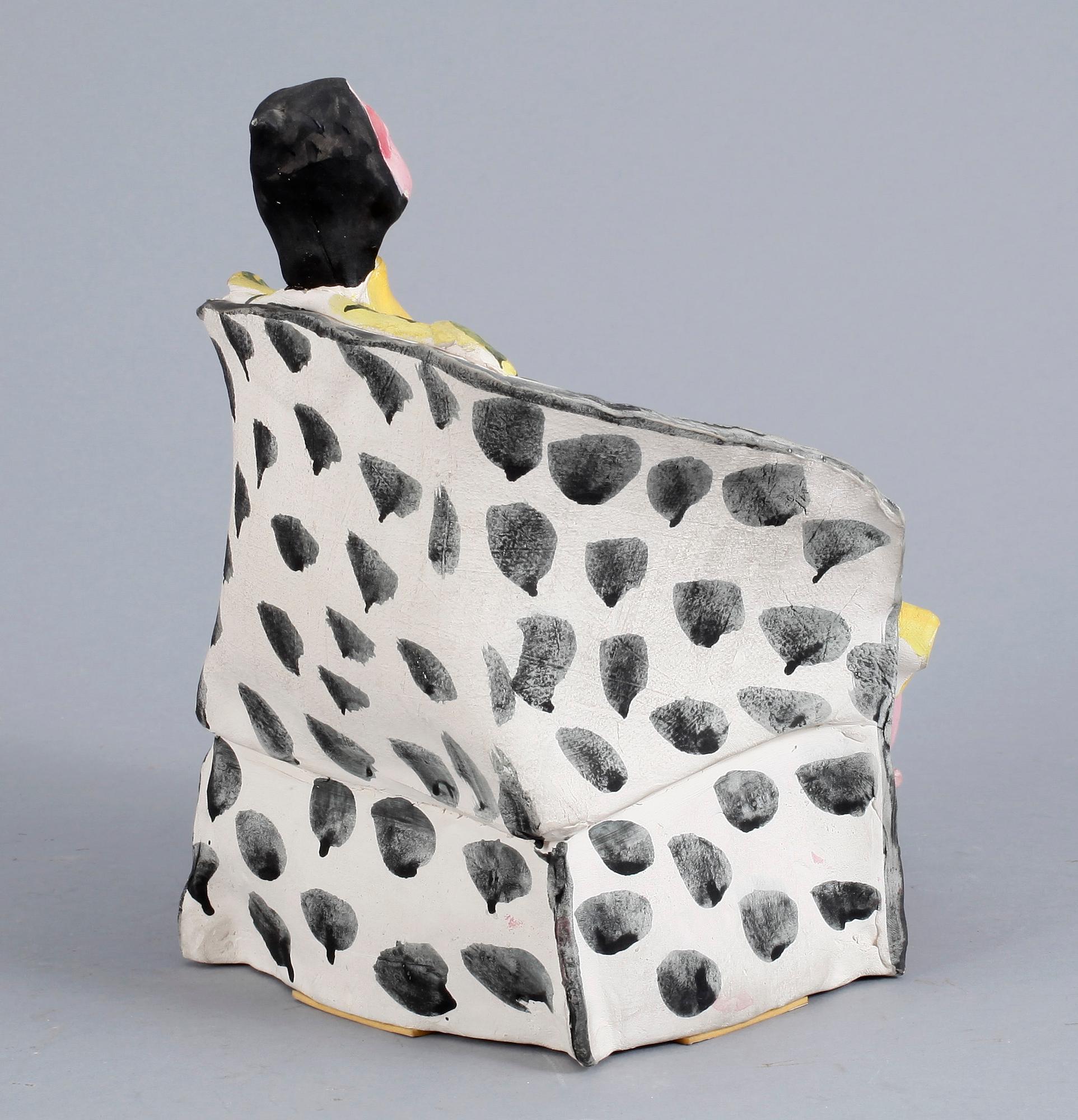 ULRICA HYDMAN-VALLIEN, skulptur, lergods, unikat, osignerad.