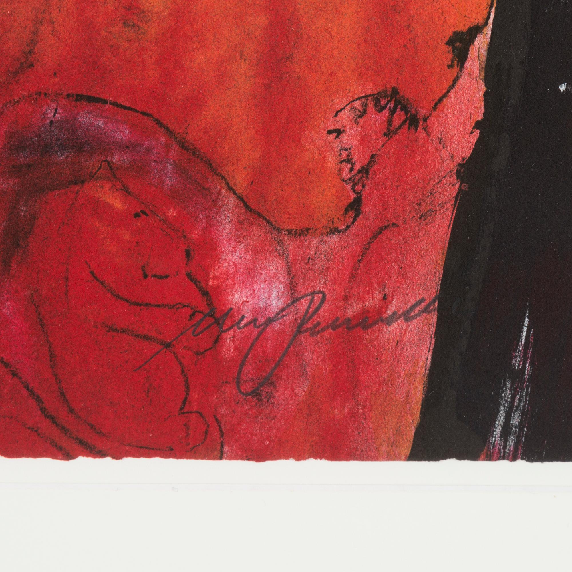 MIKAEL PERSBRANDT, a colour lithograph, signed.