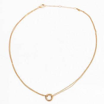 Cartier, an 18K gold 'Trinity' necklace, model mini.
