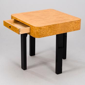 BIRGER HAHL, A 1930s table and a pair of chairs for J. Kutvosen Huonekalutehdas, Suonenjoki.