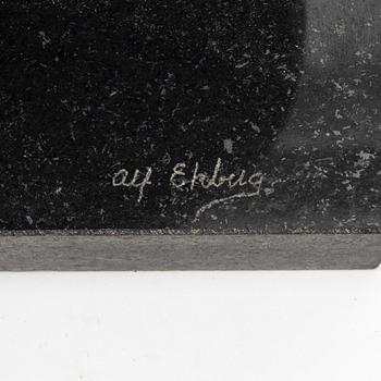 Alf Ekberg, a stoneware sculpture, signed.