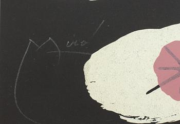 JOAN MIRO, signerat omslag, 'terres de GRAND FEU', 1956.