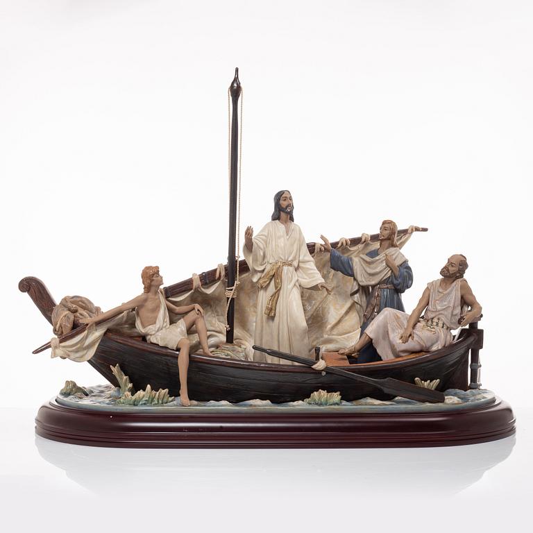 Salvador Furió, figurine, "Jesus in the Tiberiades", Lladró, Spain, 1984-2016.
