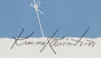 KIMMO KAIVANTO, värilitografia, signeerattu, päivätty -79 ja numeroitu 42/200.