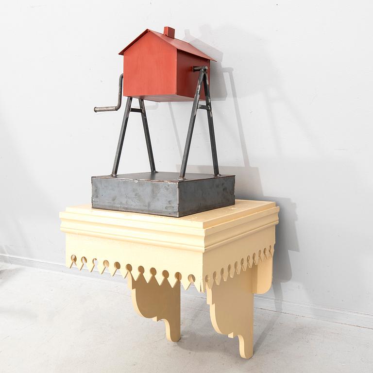 Peter Johansson, Skulptur, "Stuga", 2022.