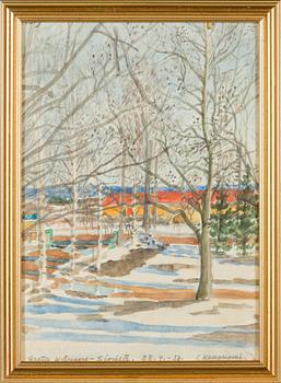 Greta Hällfors-Sipilä, Early spring.