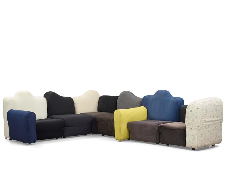 Gaetano Pesce, a modular 'Cannaregio', sofa, Cassina, Italy, post 1987.