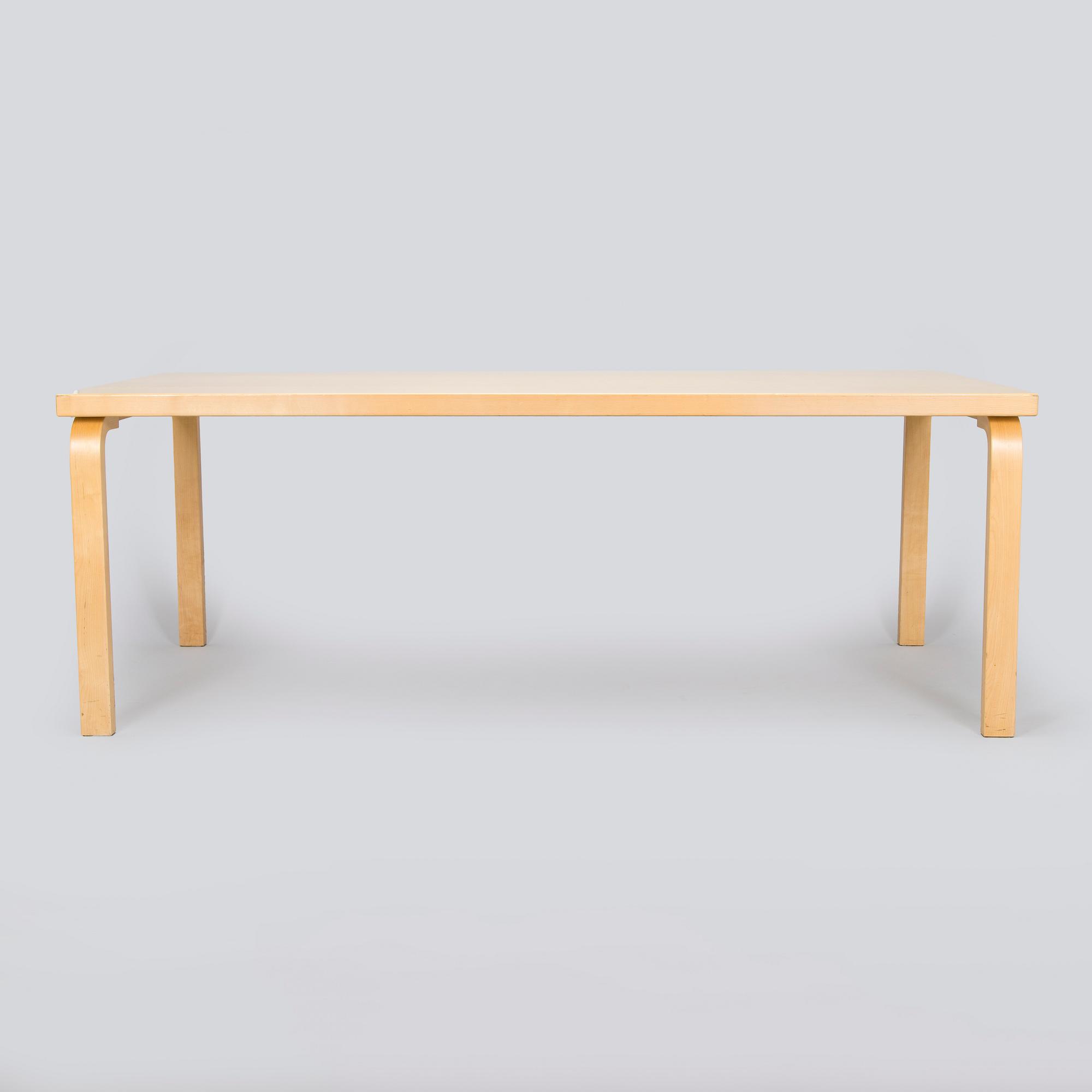 Alvar Aalto, dining table / conference table, model E86 for Artek 1999.