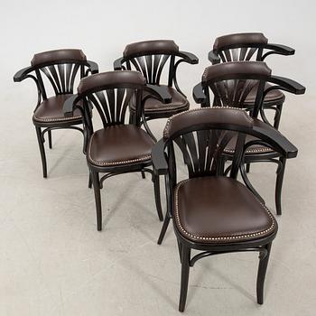 Armchairs 6 pcs "No 24" Thonet 21st century.