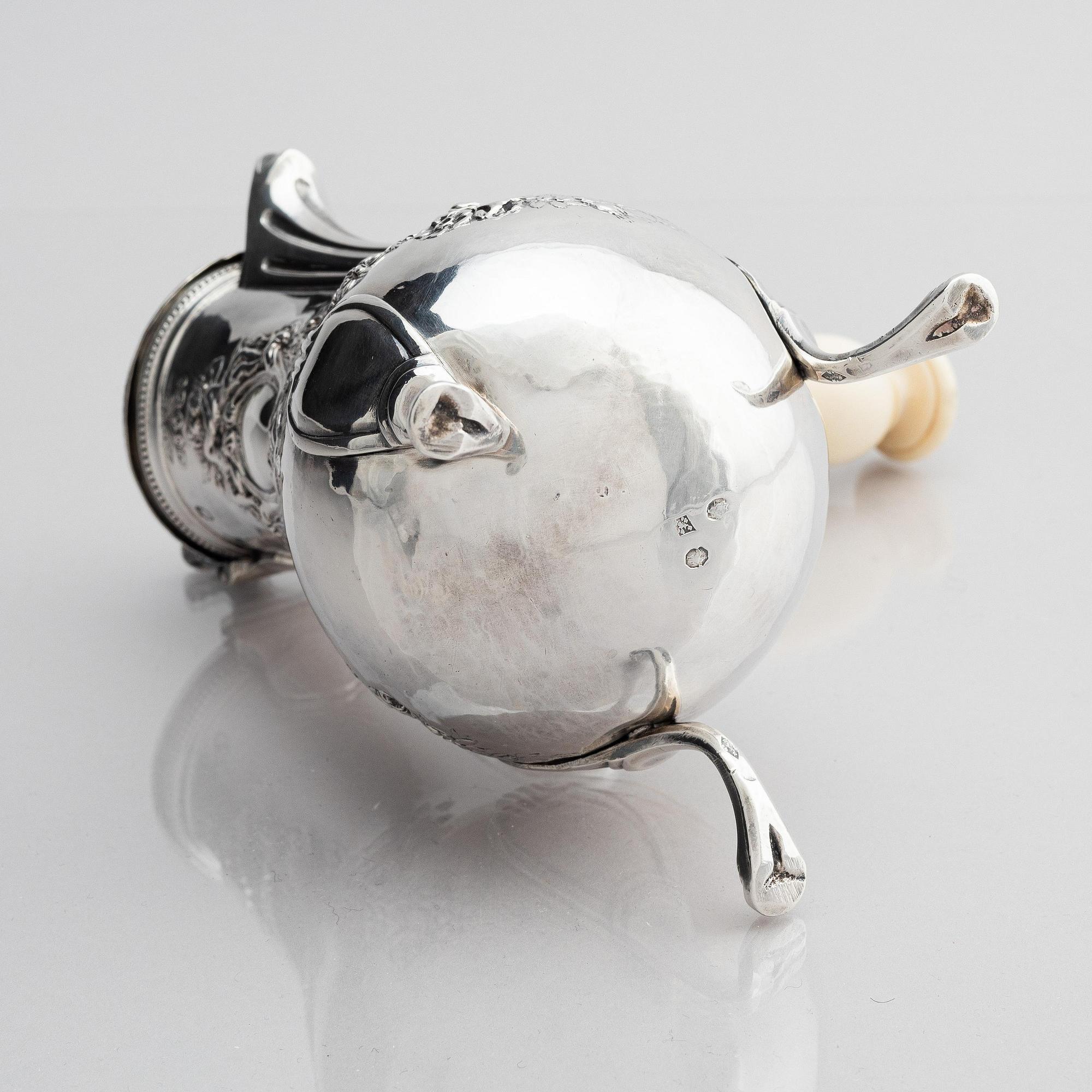 A French silver jug, mark of Jean-Pierre Nicolas Bibron, Paris (active circa 1798-1809).