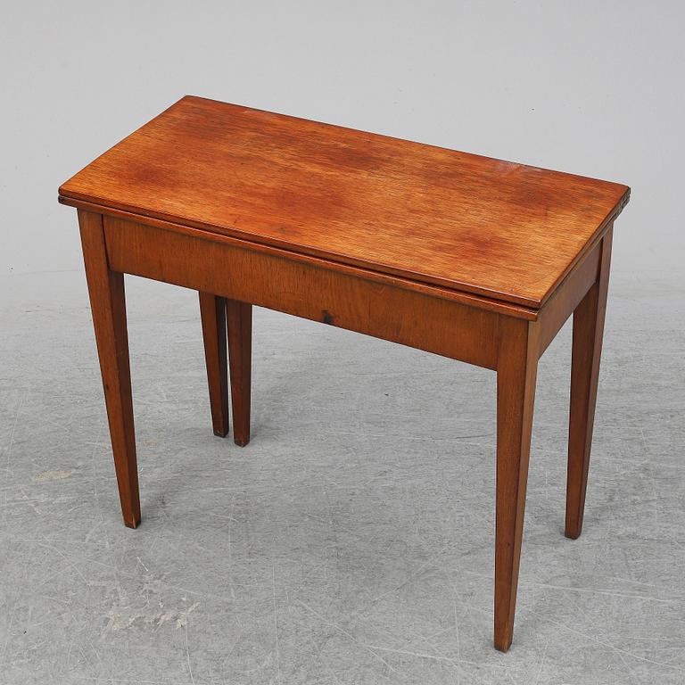 A mid 19th Century mahogany cardtable.