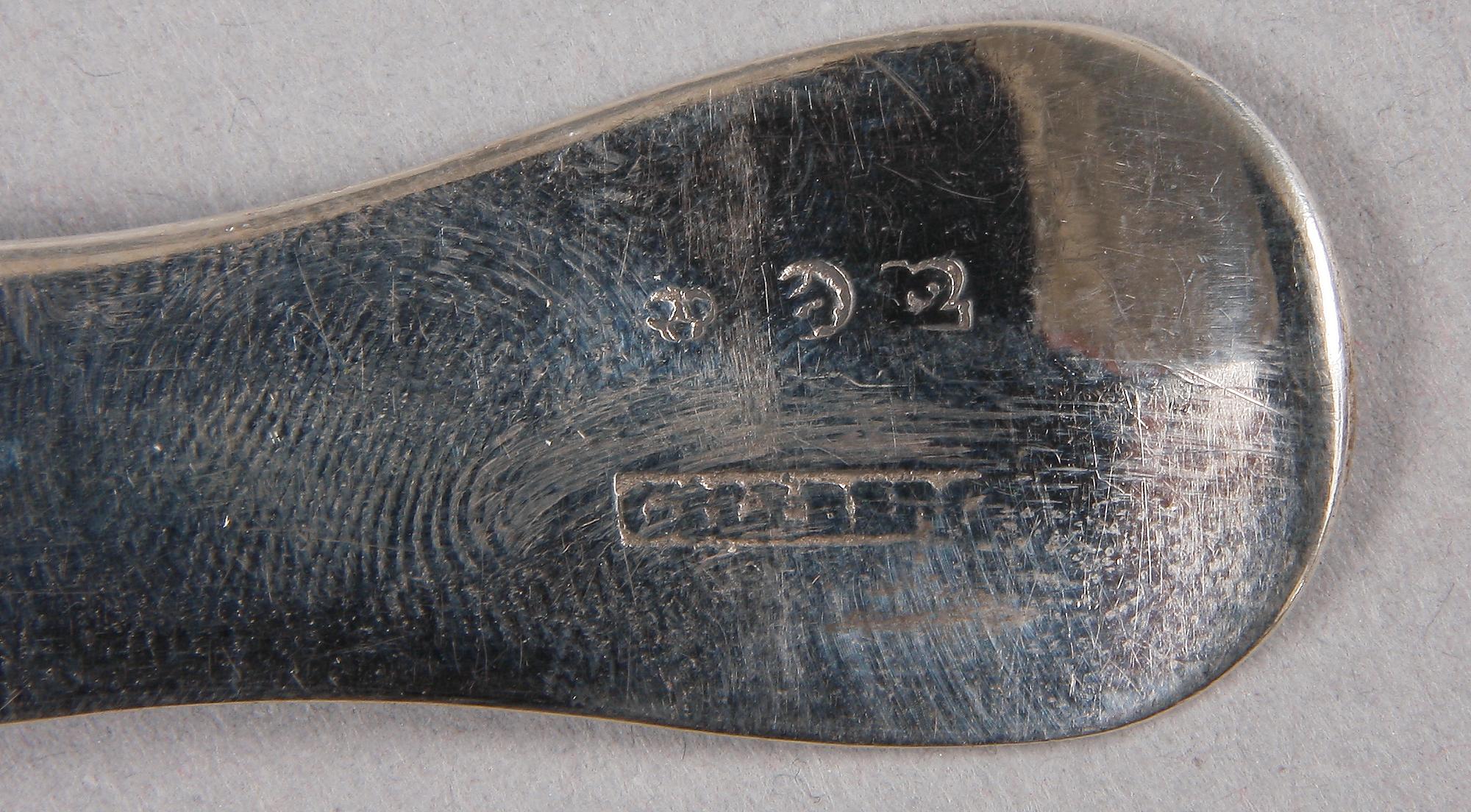 PARTI BESTICK, 10 delar, silver, Sverige, Norge, Danmark, 1700-1800-tal. Bla Johan Leffler, Falun 1783.