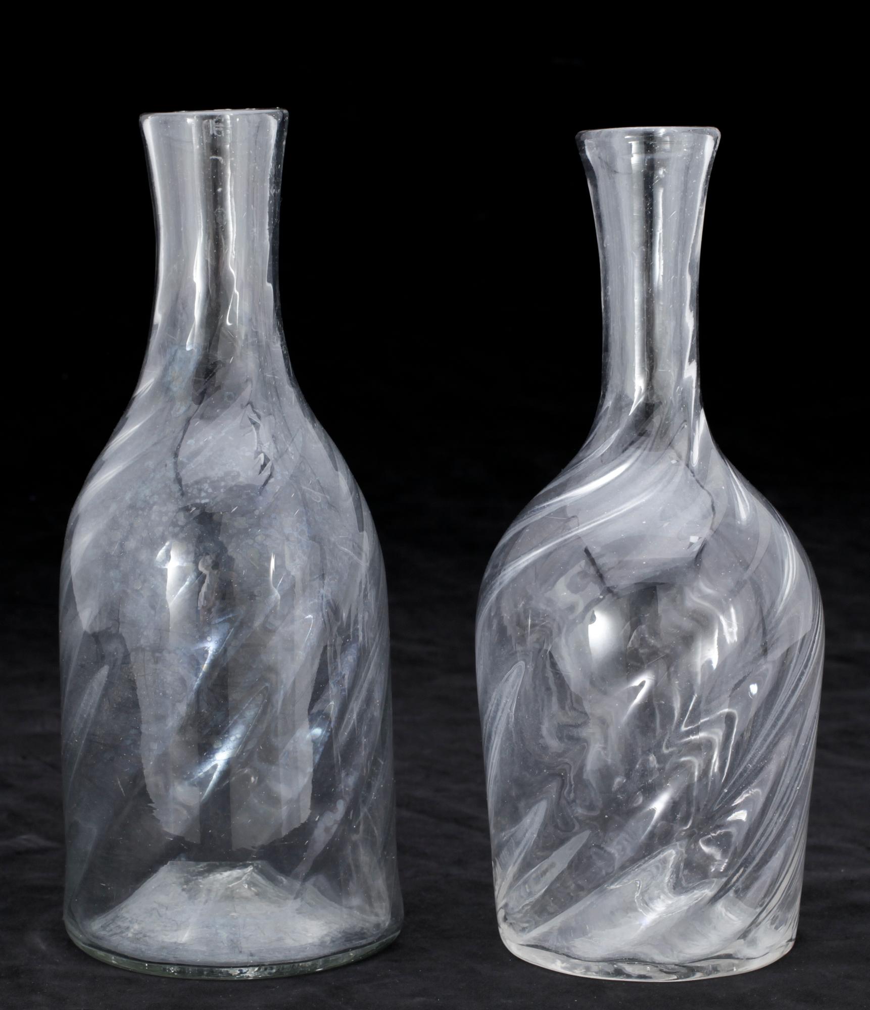 KARAFFER, 2 st, sent 1800-tal.