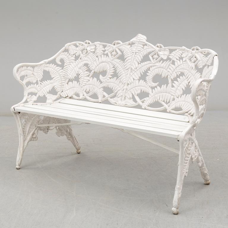 SOFFA, 2 FÅTÖLJER, "Ormbunke", Melins Anderstorp, 1900-talets andra hälft.