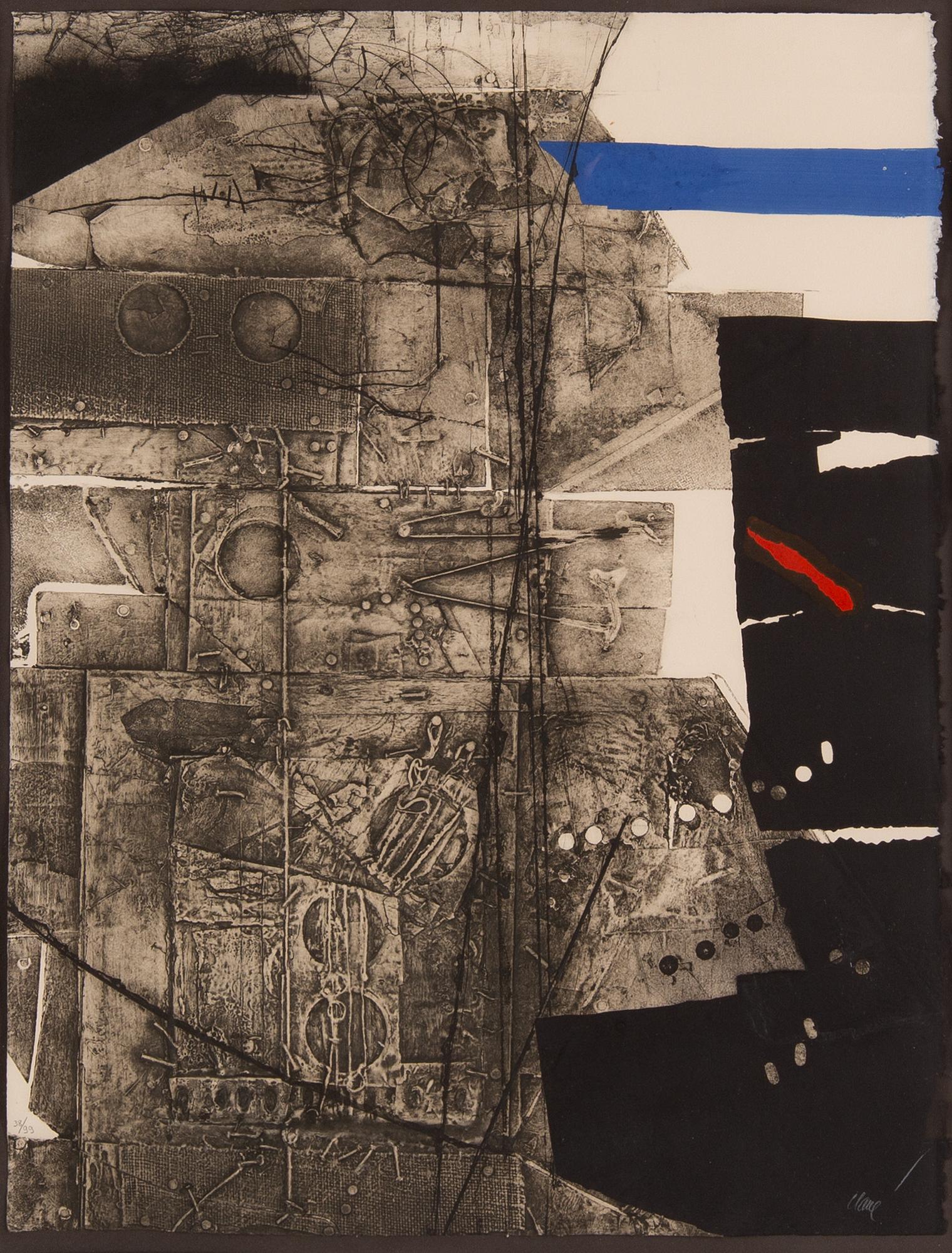 Antoni Clavé, carborundum, signed 38/99.