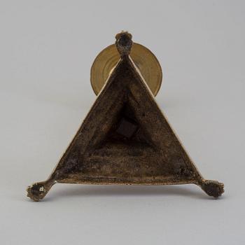 LJUSSTAKE, brons, 1600-tal.