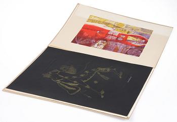 PARTI GRAFIK, 6 delar, bl.a. Max Walter Svanberg, 1948.