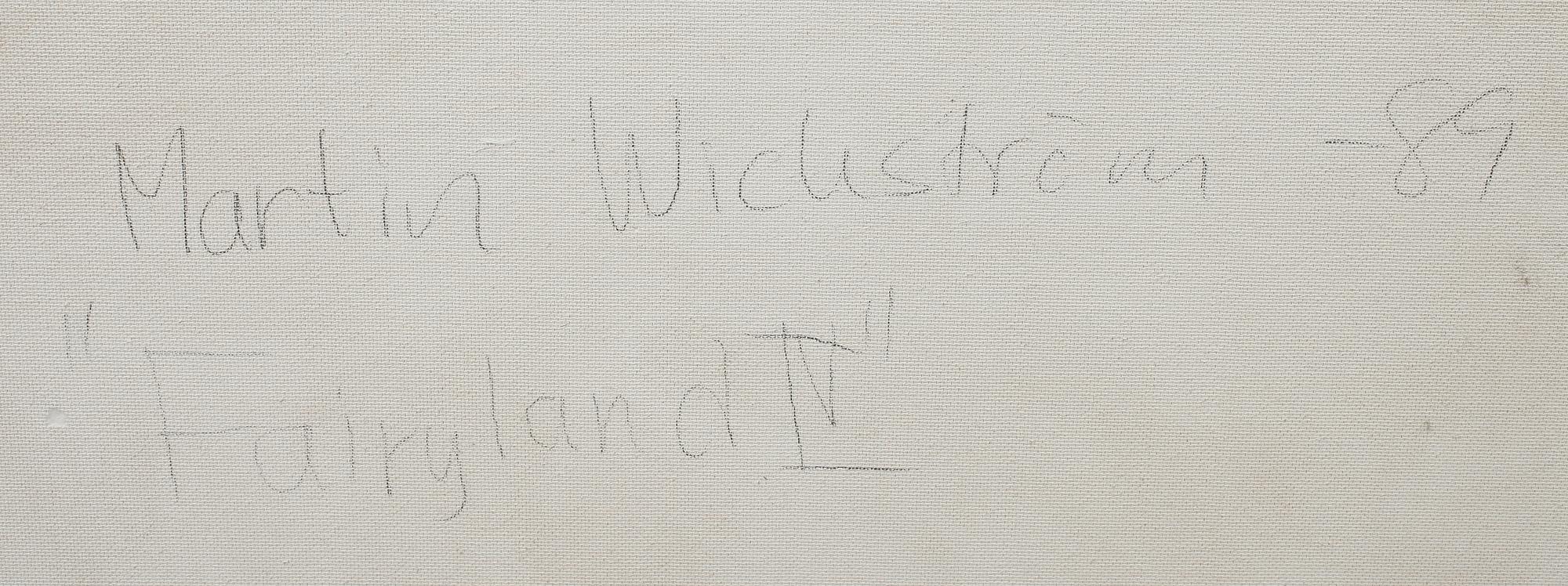 MARTIN WICKSTRÖM, blandteknik, signerad och daterad à tergo -89.